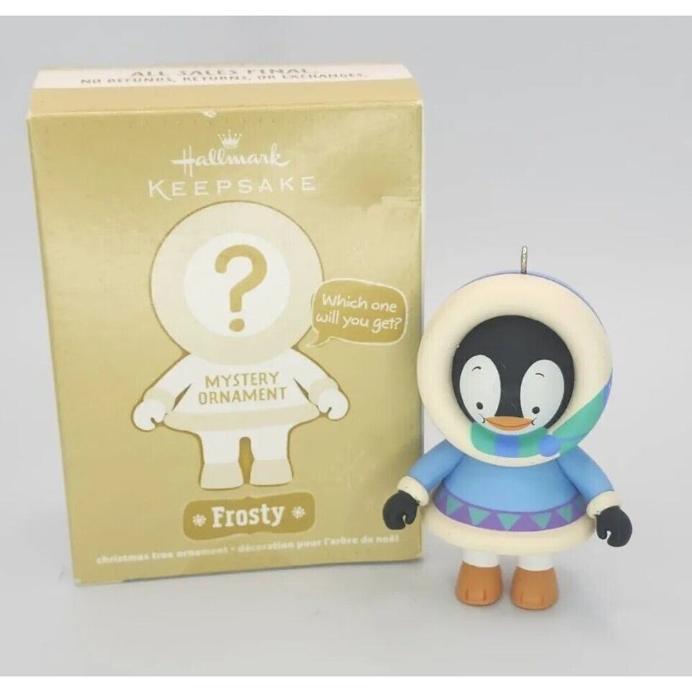 Hallmark 2011 Mystery Frosty Friend Polar Penguin Frosty Christmas Ornament U236